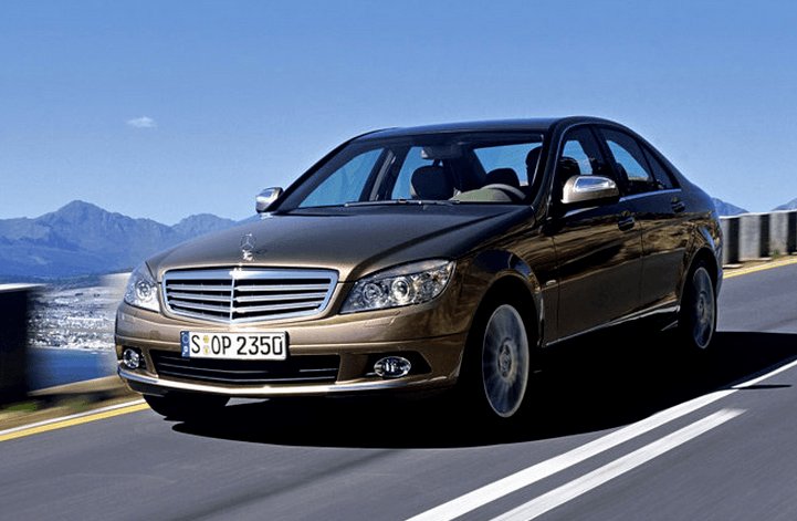Tappetino Auto In Velluto Per Conducente – Mercedes Classe C W204 (2006-2014) – Su Misura, Rinforzato, Antiscivolo