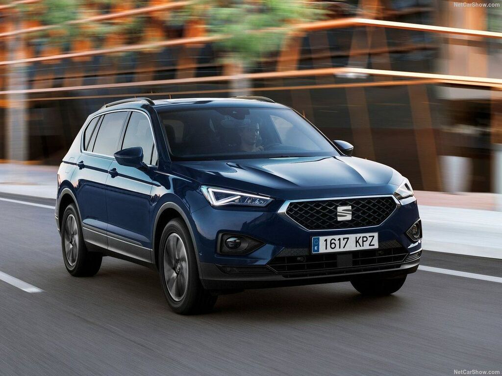 Tapis De Coffre Voiture Seat Tarraco 7 Places 2019-2024 - Protection Complète Imperméable Antirayures En Cuir Noir