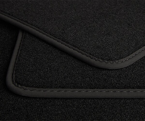 Tappetino Bagagliaio Su Misura Per Seat Leon 1M (1999-2005) In Velluto Nero Antiscivolo