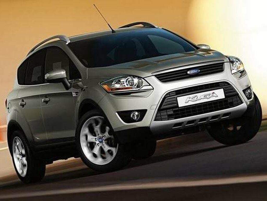 4-delige autovloermatten voor Ford Kuga 2015 2016 2017 2018 2019 2020, premium lederen all-weather voor achter waterdichte antislip vuilmat,A-Black