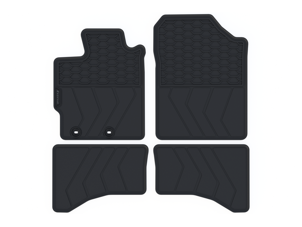 J&J AUTOMOTIVE | NORM 3D Tappeti Tappetini Auto In TPE Gomma Su Misura Per Sharan 2 II dal 2010, Kit di 4 Pezzi, Inodore, Nero, Antiscivolo