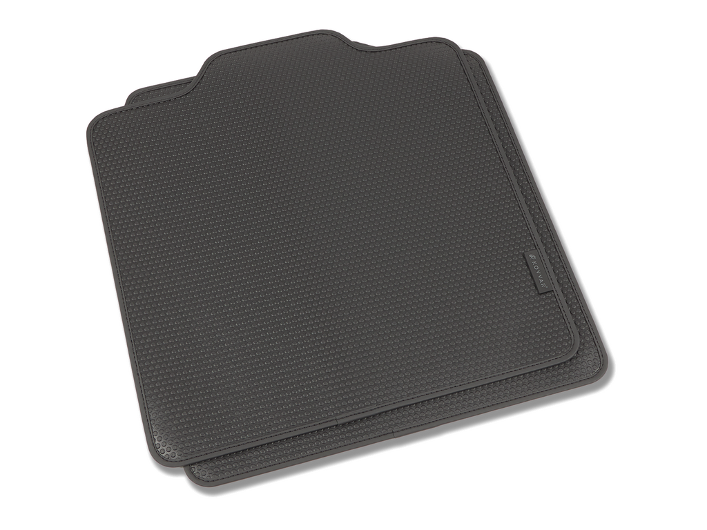 Tappetini Auto Gomma Duogrip Per Peugeot Partner (2018-2025) - Set Con Sistema Fissaggio A Clip - Bordo Rialzato 10mm - Riciclabili