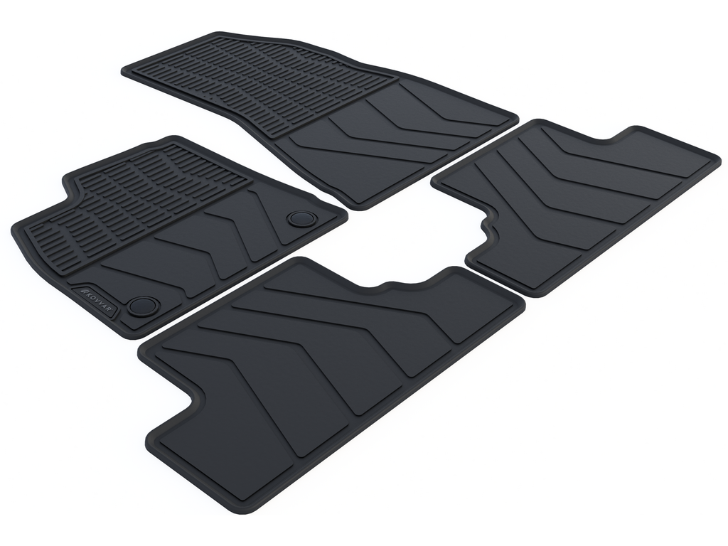 AUTO-STYLE Tappetini In Gomma Per Renault Zoe (2012-2018 & 2019+) – 4 Pezzi Su Misura Con Sistema Di Fissaggio - 3