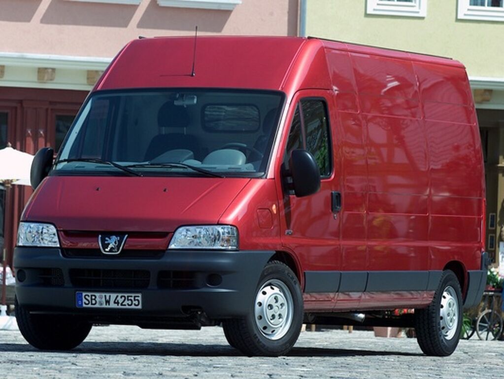 Vloermatten geschikt voor Peugeot Boxer Type 230P, 230L, ZCT 3-Sitzer (Bouwjaar 1994-2002), Deluxe grijs | 1-delig 2 trapmatten | Rand beige