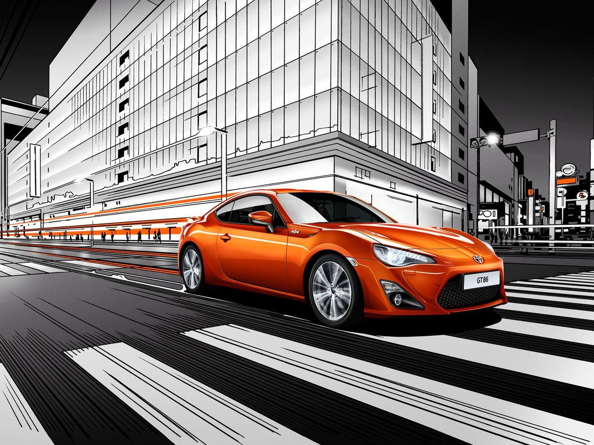 MTM Tappetini Auto Su Misura Per Toyota GT86 Coupé (2012-), Set 4 Pezzi In Moquette Nera Con Bordino E Fondo Antiscivolo, Made In Italy - 2