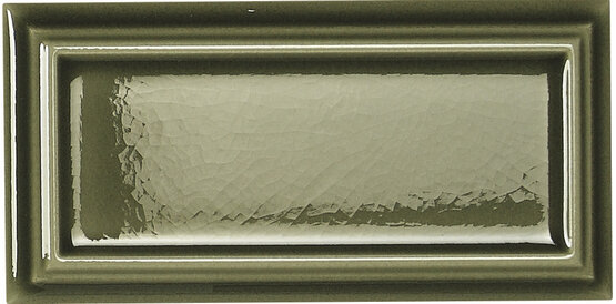 ORIENT VICTORIAN GREEN CRACKLED 6,5X13 GLOSSY White body - CARMEN