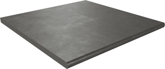 POOL EDGE HIGH THICKNESS WORK B COAL RECT 90X90 MATT Feinsteinzeug - APE