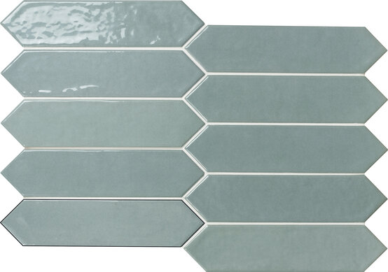 PICKET MODERN AQUA SEA 6X26 BRILLO Porcelánico - CARMEN
