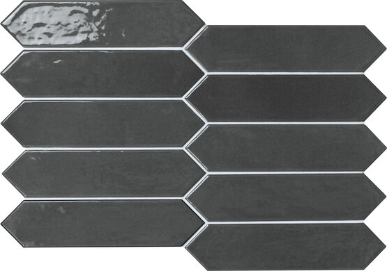 PICKET MODERN OBSIDIAN 6X26 BRILLO Porcelánico - CARMEN