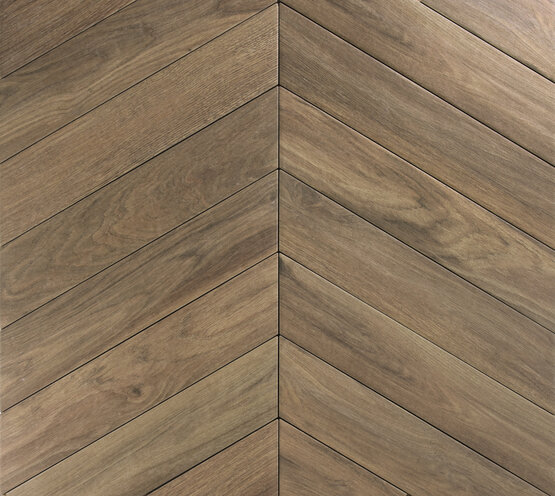 CHEVRON SEQUOIA WALNUT 8,5X44 MATT Porcelain stoneware - CARMEN