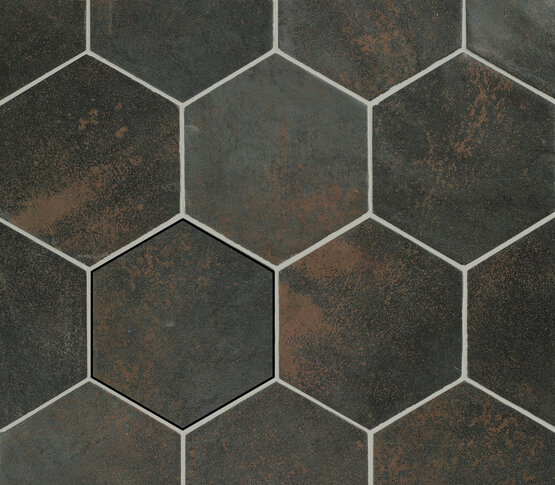 HEXA MAGNETISM GRAPHITE 13,9X16 MATT Porcelain stoneware - CARMEN