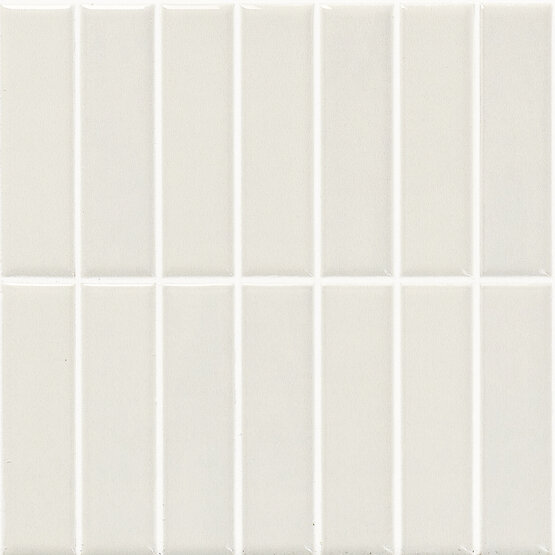 INCISION MUD WHITE 20X20 GLÄNZEND Weißscherben - CARMEN