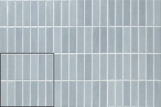 INCISION MUD ACQUA 20X20 BRILLANT Pâte blanche - CARMEN