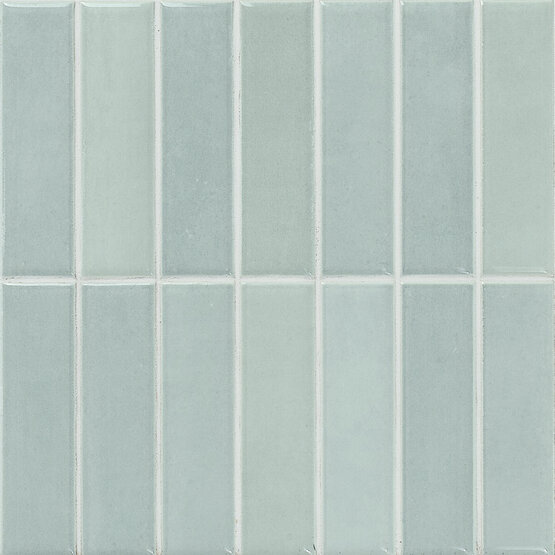 INCISION MUD LIGHT GREEN 20X20 BRILLANT Pâte blanche - CARMEN