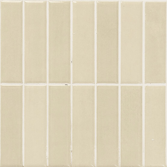 INCISION MUD IVORY 20X20 BRILLANT Pâte blanche - CARMEN