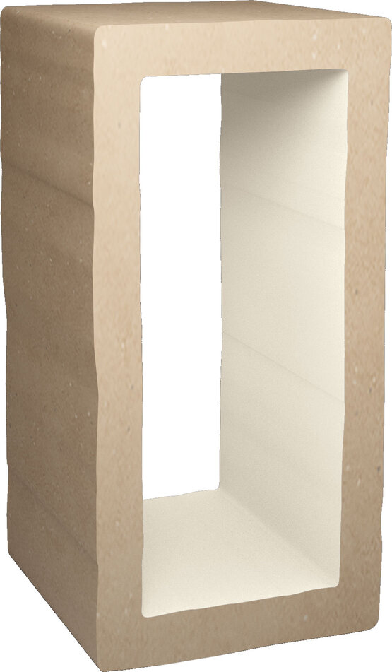 OCCHIATA WHITE 9,7X19,8X9,9 MATE KLINKER - CARMEN