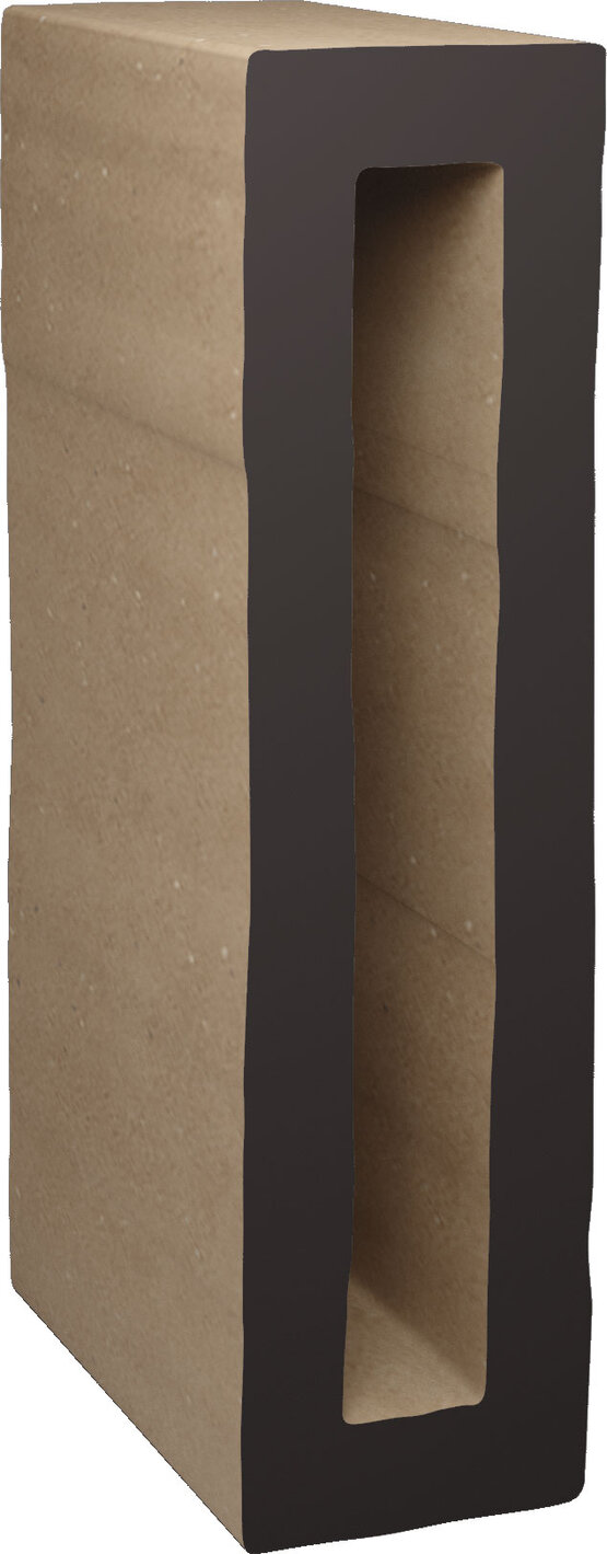 OCCHIATA BLACK 4,6X19,8X9,9 MATE KLINKER - CARMEN