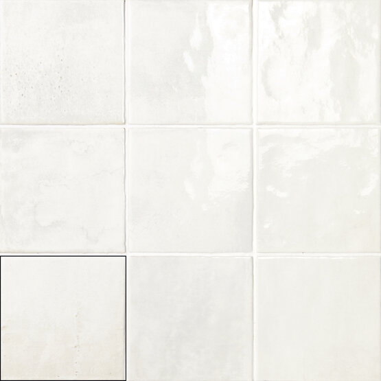 SOROLLA WHITE 13,2X13,2 BRILLANT Pâte blanche - CARMEN