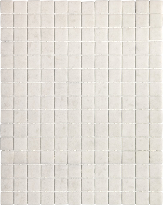 GLASS MOSAIC WABI BIANCO 31,5X39,6 (2,5X2,5) MATT GLASS - APE