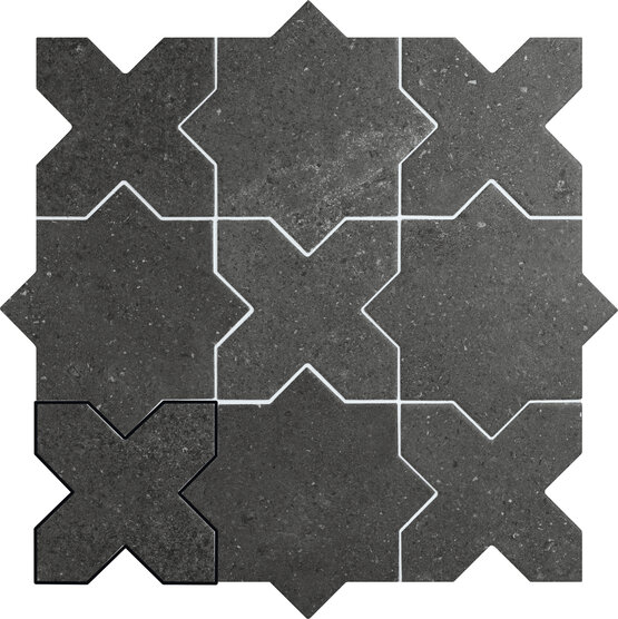 QUATTRO GRAFITE 12X12 MATE Porcelánico - CARMEN