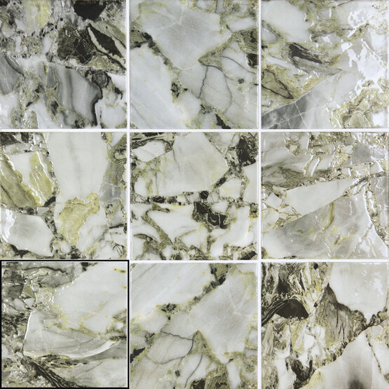 ICE GREEN 15X15 LUCIDO Gres porcellanato - CARMEN