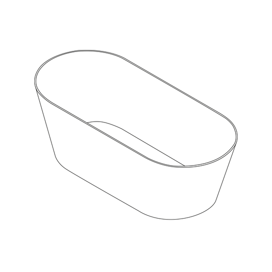 DENIA XL BATH  SOLID SURFACE - ILBAGNO