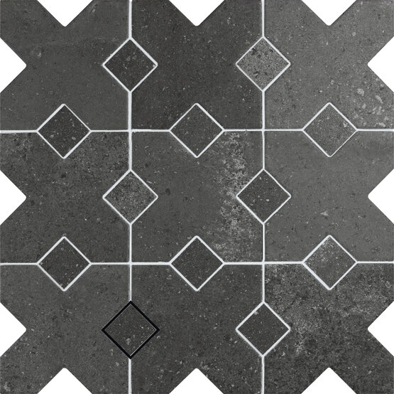TOZZETTO CASALE GRAFITE 3,4X3,4 MATE Porcelánico - CARMEN