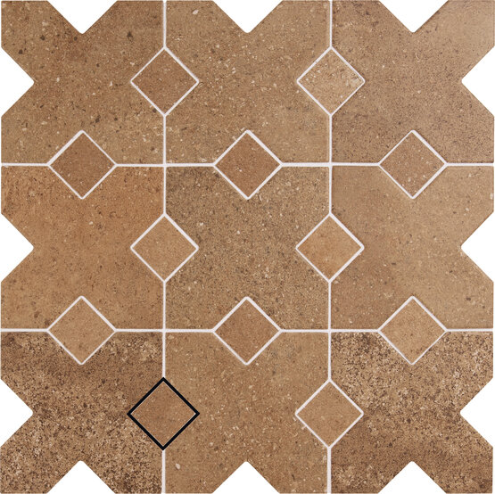 TOZZETTO CASALE COTTO 3,4X3,4 MATE Porcelánico - CARMEN