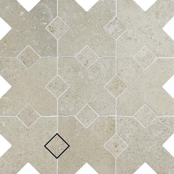 TOZZETTO CASALE ECRU 3,4X3,4 MATE Porcelánico - CARMEN