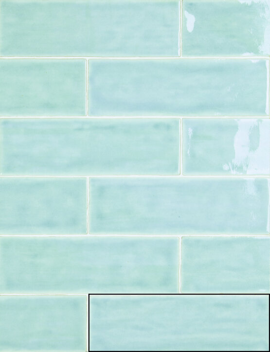NOUR AQUA 6,5X20 GLÄNZEND Weißscherben - CARMEN