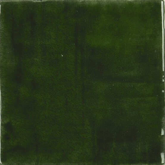 NOUR DARK GREEN 10X10 GLÄNZEND Weißscherben - CARMEN