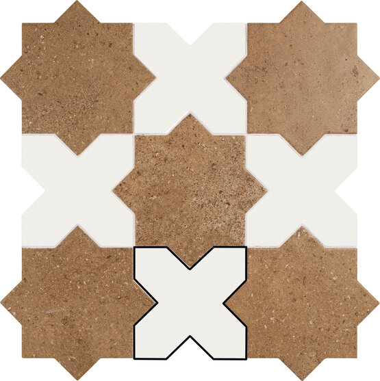 QUATTRO BIANCO 12X12 MATE Porcelánico - CARMEN