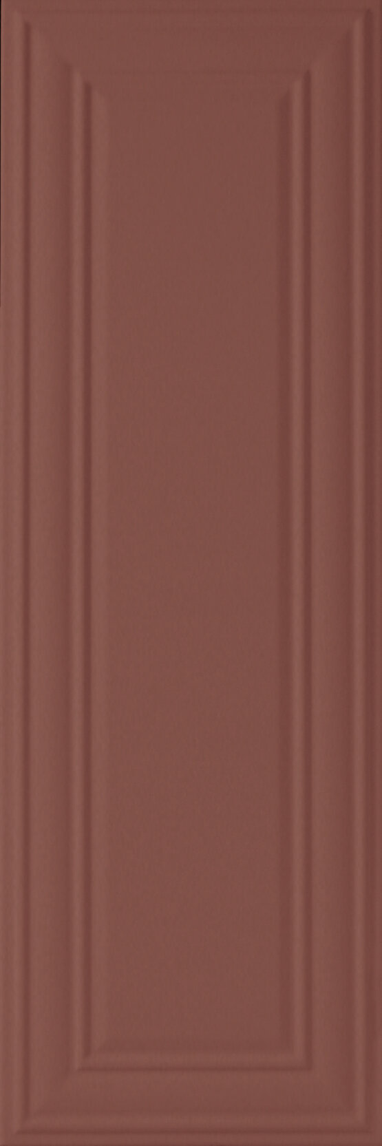 BOISERIE BORDEAUX MATE RECT 30X90 MATE Pasta blanca - APE