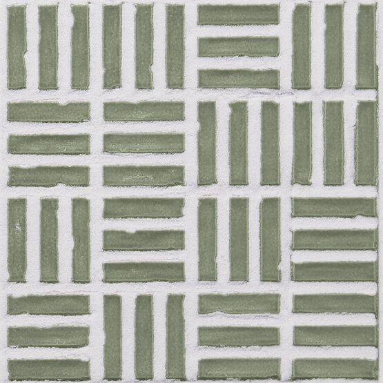 TINY BOTTLE GREEN 10X10 BRILLANT Pâte blanche - CARMEN