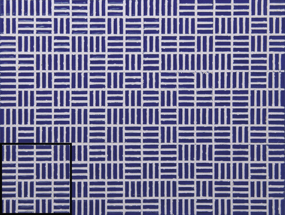 TINY COBALT BLUE 10X10 LUCIDO Pasta bianca - CARMEN