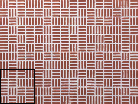 TINY BURGUNDY 10X10 LUCIDO Pasta bianca - CARMEN