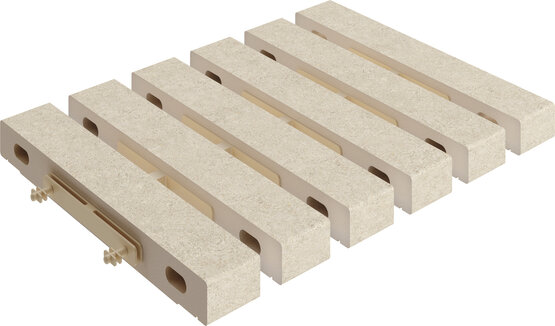 REJILLA MODULAR IWA BONE 24,5X30 OPACO KLINKER - APE