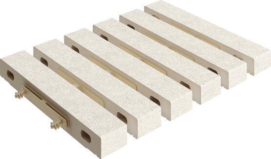 REJILLA MODULAR IWA WHITE 24,5X30 OPACO KLINKER - APE