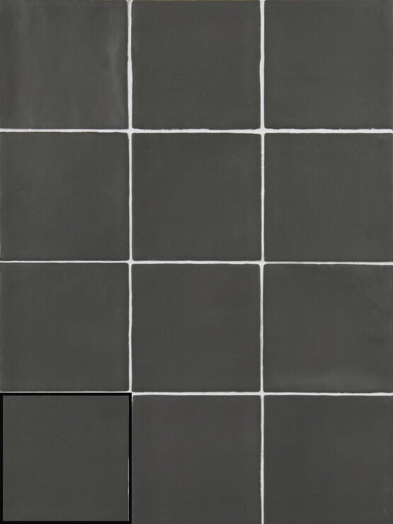 ISPAL BLACK 10X10 MAT Pâte blanche - CARMEN