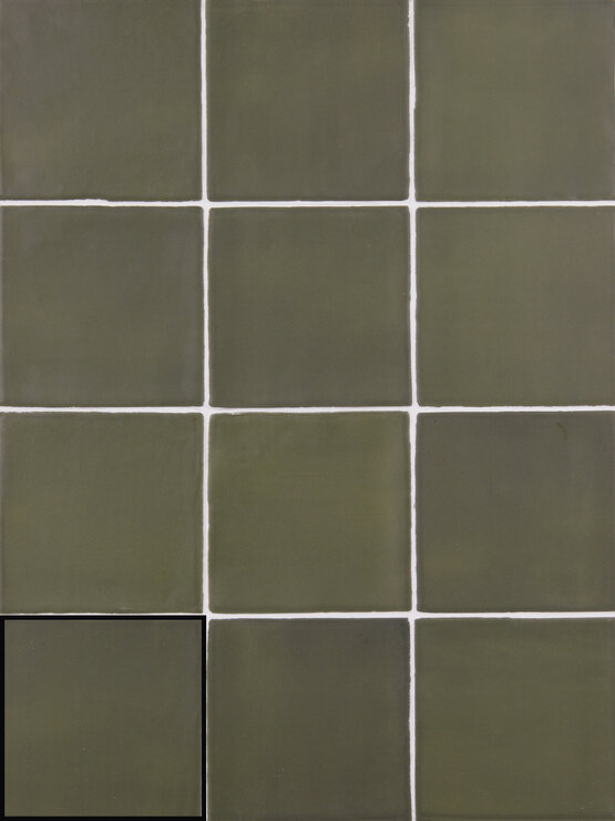 ISPAL GREEN 10X10 MAT Pâte blanche - CARMEN