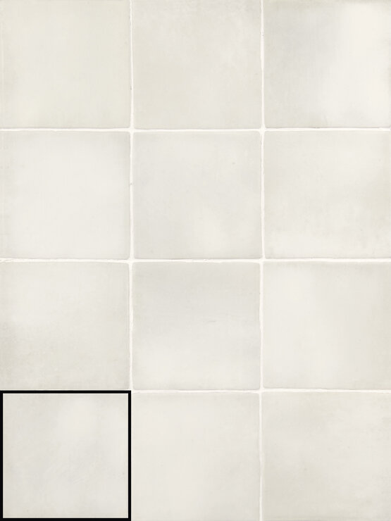 ISPAL SNOW 10X10 MAT Pâte blanche - CARMEN