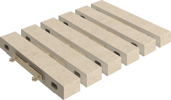 REJILLA MODULAR KYOTO BEIGE 24,5X30 MATT KLINKER - APE