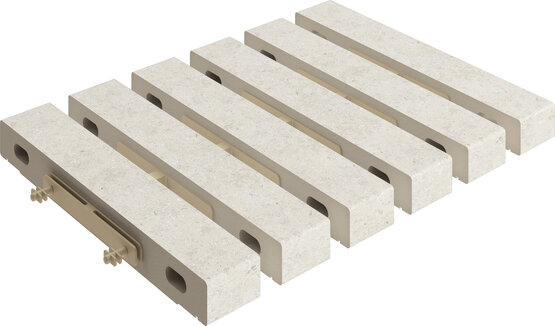 REJILLA MODULAR KYOTO WHITE 24,5X30 MATT KLINKER - APE