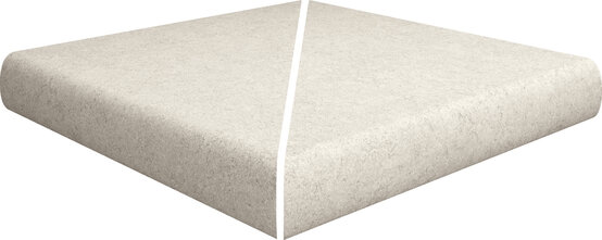 PAR ANGULO PISCINA EXT. IWA WHITE 28X28 OPACO KLINKER - APE