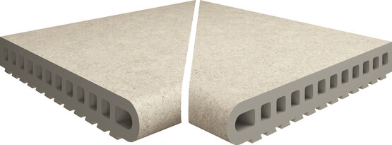 PAR ANGULO PISCINA INT. IWA BONE 33X33 OPACO KLINKER - APE