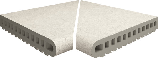 PAR ANGULO PISCINA INT. IWA WHITE 33X33 OPACO KLINKER - APE