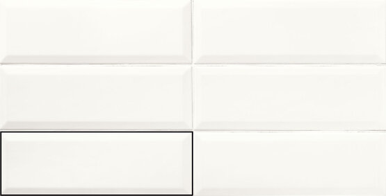 LOFT BLANCO 10X30 BRILLANT Pâte rouge - APE