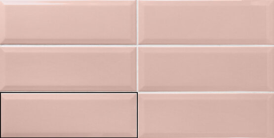 LOFT ROSA 10X30 BRILLANT Pâte rouge - APE