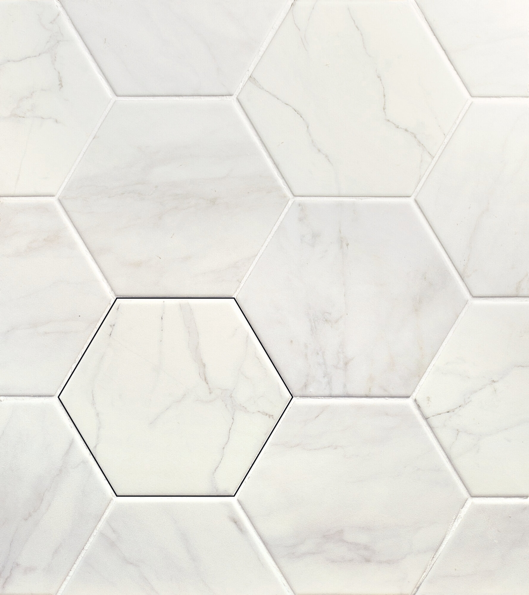 CARMEN-HEXAGON VERONA WHITE 13,9X16