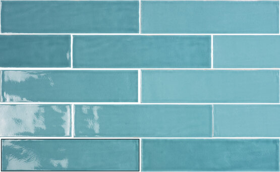 DYNAMIC CELESTE 7,5X30 BRILLO Pasta blanca - CARMEN